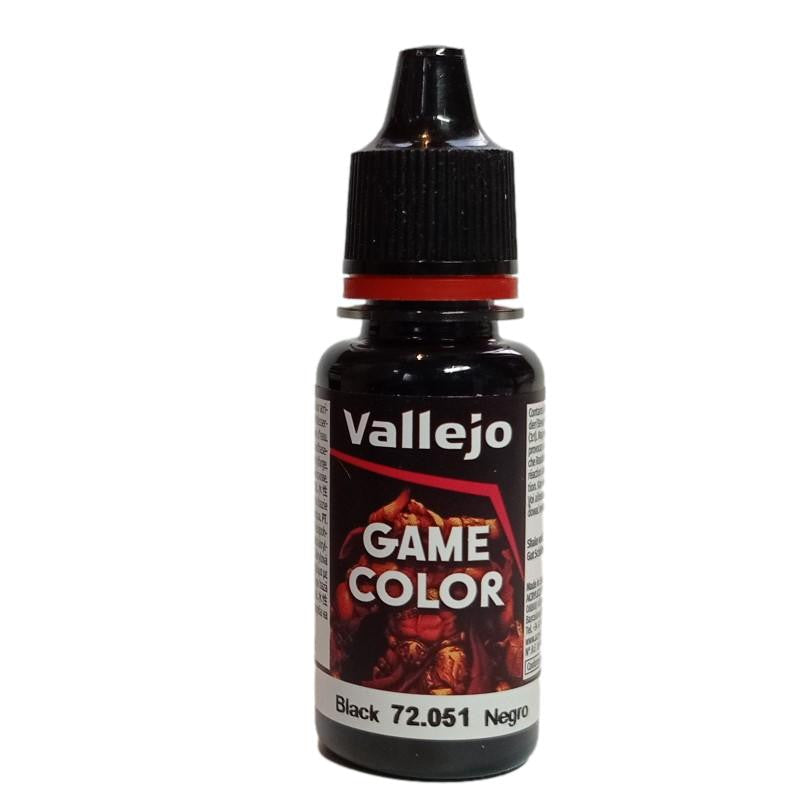 Vallejo Game Color: Black, 17 ml. 72051